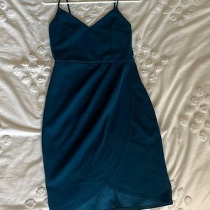 Lulus Teal tight stretchy dress size S